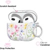 image:imageVelvet Caviar Compatible with AirPods 3rd Generation Case with Keychain  Cute Protective Hard AirPod 3 Cases for Women  White CamoEnchanted Floral