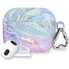 image:imageVelvet Caviar Compatible with AirPods 3rd Generation Case with Keychain  Cute Protective Hard AirPod 3 Cases for Women  White CamoHolographic Pink Blue Marble