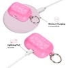 image:imageVelvet Caviar Compatible with AirPods 3rd Generation Case with Keychain  Cute Protective Hard AirPod 3 Cases for Women  White CamoHot Pink Leopard Print