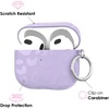 image:imageVelvet Caviar Compatible with AirPods 3rd Generation Case with Keychain  Cute Protective Hard AirPod 3 Cases for Women  White CamoLilac Leopard