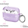 image:imageVelvet Caviar Compatible with AirPods 3rd Generation Case with Keychain  Cute Protective Hard AirPod 3 Cases for Women  White CamoLilac Stardust Glitter