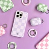 image:imageVelvet Caviar Compatible with AirPods 3rd Generation Case with Keychain  Cute Protective Hard AirPod 3 Cases for Women  White CamoLilac Vibe Checkered