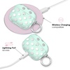 image:imageVelvet Caviar Compatible with AirPods 3rd Generation Case with Keychain  Cute Protective Hard AirPod 3 Cases for Women  White CamoMint Polka Dot
