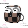 image:imageVelvet Caviar Compatible with AirPods 3rd Generation Case with Keychain  Cute Protective Hard AirPod 3 Cases for Women  White CamoMocha Vibe Checkered