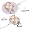 image:imageVelvet Caviar Compatible with AirPods 3rd Generation Case with Keychain  Cute Protective Hard AirPod 3 Cases for Women  White CamoNude Vibe Checkered