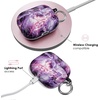image:imageVelvet Caviar Compatible with AirPods 3rd Generation Case with Keychain  Cute Protective Hard AirPod 3 Cases for Women  White CamoPurple Marble