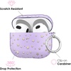 image:imageVelvet Caviar Compatible with AirPods 3rd Generation Case with Keychain  Cute Protective Hard AirPod 3 Cases for Women  White CamoPurple Stars