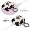 image:imageVelvet Caviar Compatible with AirPods Case 2nd and 1st Generation  Cute Protective Hard Cover for Women  Neon YellowCow Print