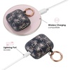 image:imageVelvet Caviar Compatible with AirPods Case 2nd and 1st Generation  Cute Protective Hard Cover for Women  Neon YellowFloral Rose Gold