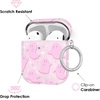 image:imageVelvet Caviar Compatible with AirPods Case 2nd and 1st Generation  Cute Protective Hard Cover for Women  Neon YellowGhosted Pink Glitter