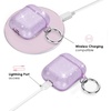 image:imageVelvet Caviar Compatible with AirPods Case 2nd and 1st Generation  Cute Protective Hard Cover for Women  Neon YellowLilac Stardust Glitter