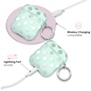 image:imageVelvet Caviar Compatible with AirPods Case 2nd and 1st Generation  Cute Protective Hard Cover for Women  Neon YellowMint Polka Dot