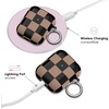 image:imageVelvet Caviar Compatible with AirPods Case 2nd and 1st Generation  Cute Protective Hard Cover for Women  Neon YellowMocha Vibe Checkered