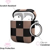 image:imageVelvet Caviar Compatible with AirPods Case 2nd and 1st Generation  Cute Protective Hard Cover for Women  Neon YellowMocha Vibe Checkered