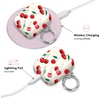 image:imageVelvet Caviar Compatible with AirPods Case 2nd and 1st Generation  Cute Protective Hard Cover for Women  Neon YellowMon Cheri Cherry