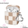 image:imageVelvet Caviar Compatible with AirPods Case 2nd and 1st Generation  Cute Protective Hard Cover for Women  Neon YellowNude Vibe Checkered
