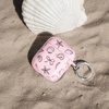 image:imageVelvet Caviar Compatible with AirPods Case 2nd and 1st Generation  Cute Protective Hard Cover for Women  Neon YellowPink Coastal Seashells
