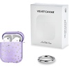 image:imageVelvet Caviar Compatible with AirPods Case 2nd and 1st Generation  Cute Protective Hard Cover for Women  Neon YellowPurple Stars