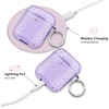 image:imageVelvet Caviar Compatible with AirPods Case 2nd and 1st Generation  Cute Protective Hard Cover for Women  Neon YellowPurple Stars