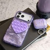 image:imageVelvet Caviar Compatible with AirPods Case 2nd and 1st Generation  Cute Protective Hard Cover for Women  Neon YellowPurple Stars