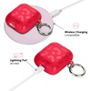 image:imageVelvet Caviar Compatible with AirPods Case 2nd and 1st Generation  Cute Protective Hard Cover for Women  Neon YellowRed Leopard Print