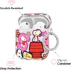 image:imageVelvet Caviar Compatible with AirPods Case 2nd and 1st Generation  Cute Protective Hard Cover for Women  Neon YellowSnoopy Patchwork Glitter