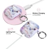 image:imageVelvet Caviar Compatible with AirPods Case 2nd and 1st Generation  Cute Protective Hard Cover for Women  Neon YellowViolet Sky White Marble