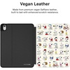 image:imageVelvet Caviar Compatible with iPad Air 109 Inch Case  5th 4th Generation  Vegan Leather Folio with Adjustable Stand and Pencil Holder Snoopy Moods