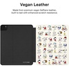 image:imageVelvet Caviar Compatible with iPad Pro 129 Inch Case  6th 5th 4th Generation  Vegan Leather Folio with Adjustable Stand and Pencil Holder Snoopy Moods