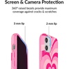 image:imageVelvet Caviar Compatible with iPhone 11 Case Lips Design for Girls Women  Cute Clear Protective Phone Cases Pink Nude LipsPink Hearts