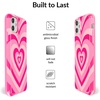 image:imageVelvet Caviar Compatible with iPhone 11 Case Lips Design for Girls Women  Cute Clear Protective Phone Cases Pink Nude LipsPink Hearts