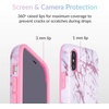 image:imageVelvet Caviar for iPhone X Case and iPhone Xs Case Cute White Marble Pink Chrome