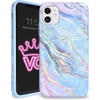 image:imageVELVET CAVIAR Compatible with iPhone 11 Case Marble for Women amp Girls  Cute Protective Phone Cases Pink Iridescent Holographic BlueHolo Moonstone