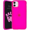 image:imageVELVET CAVIAR Compatible with iPhone 11 Case Neon Purple  Cool Clear Protective Phone Cover for Men WomenNeon Pink