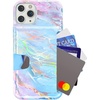 image:imageVELVET CAVIAR Compatible with iPhone 11 Pro Wallet Case for Women  Credit Card Holder Slot  Cute Slim amp Protective Wallet Phone Cases 8ft Drop Tested  Black Leopard PrintHolographic Moonstone Marble