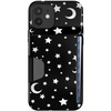 image:imageVELVET CAVIAR Compatible with iPhone 1212 Pro Wallet Case for Women  Credit Card Holder  Slim Protective Design 8ft Drop Tested  Holographic Blue Pink MarbleWhite Stars and Moon