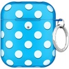 image:imageVelvet Caviar Compatible with AirPods Case 2nd and 1st Generation  Cute Protective Hard Cover for Women  Neon YellowAquamarine Polka Dot
