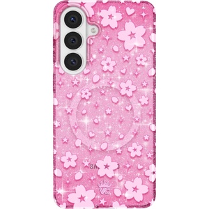 image:imageVELVET CAVIAR Case for Samsung Galaxy S26  Magnetic  10ft Drop Tested  Cute Protective Phone Cases for Women  Noir Vibe CheckeredCherry Blossom Glitter