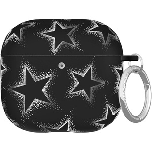 image:imageVELVET CAVIAR Compatible with AirPods 4 Case with Keychain  Cute Protective Hard 4th Generation Cases for Women  Cow PrintChrome Stars