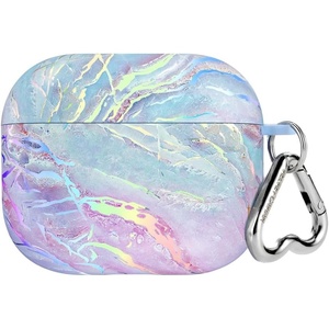 image:imageVELVET CAVIAR Compatible with AirPods 4 Case with Keychain  Cute Protective Hard 4th Generation Cases for Women  Cow PrintHolo Moonstone Marble