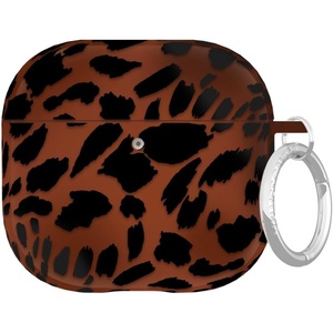 image:imageVELVET CAVIAR Compatible with AirPods 4 Case with Keychain  Cute Protective Hard 4th Generation Cases for Women  Cow PrintLeopard Tort