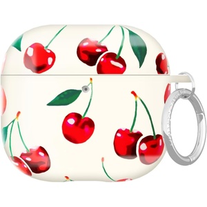 image:imageVELVET CAVIAR Compatible with AirPods 4 Case with Keychain  Cute Protective Hard 4th Generation Cases for Women  Cow PrintMon Cheri Cherry