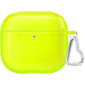 image:imageVELVET CAVIAR Compatible with AirPods 4 Case with Keychain  Cute Protective Hard 4th Generation Cases for Women  Cow PrintNeon Yellow