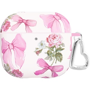 image:imageVELVET CAVIAR Compatible with AirPods 4 Case with Keychain  Cute Protective Hard 4th Generation Cases for Women  Cow PrintPosie Pink Bow