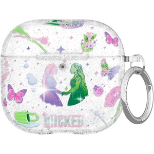 image:imageVELVET CAVIAR Compatible with AirPods 4 Case with Keychain  Cute Protective Hard 4th Generation Cases for Women  Cow PrintWicked For Good Glitter