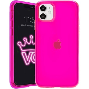 image:imageVELVET CAVIAR Compatible with iPhone 11 Case Neon Purple  Cool Clear Protective Phone Cover for Men WomenNeon Pink