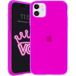 image:imageVELVET CAVIAR Compatible with iPhone 11 Case Neon Purple  Cool Clear Protective Phone Cover for Men WomenNeon Purple