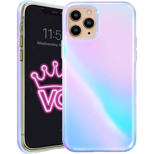 image:imageVELVET CAVIAR Compatible with iPhone 11 Pro Case  Iridescent Holographic Color Changing  Cool Reflective Phone Cover for Girls Men NebulaNebula