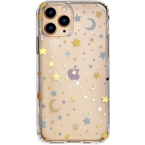 image:imageVELVET CAVIAR Compatible with iPhone 11 Pro Case  Iridescent Holographic Color Changing  Cool Reflective Phone Cover for Girls Men NebulaStars and Moon
