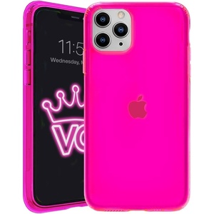 image:imageVELVET CAVIAR Compatible with iPhone 11 Pro Case Neon Orange  Cool Clear Protective Phone Cover for Men WomenNeon Pink